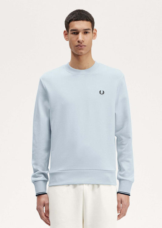 Fred Perry Truien  Crew neck sweatshirt - light ice 