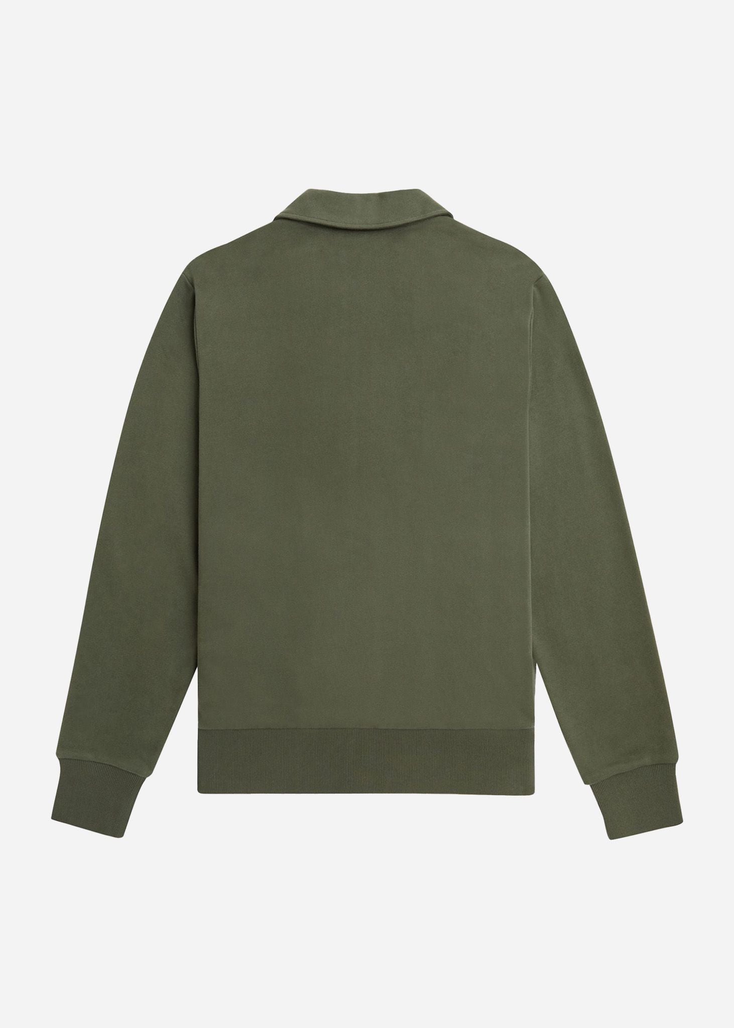 Fred Perry Vesten  Zip through sweatshirt - laurel wreath green 