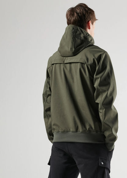 MA.Strum Jassen  Infantry softshell hooded jacket - oil slick 