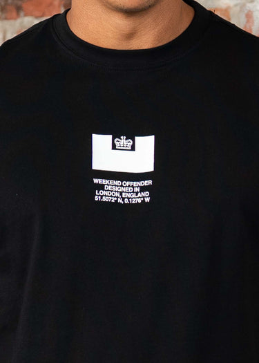 Weekend Offender T-shirts Carmine - black