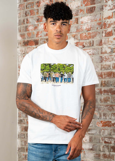 Weekend Offender T-shirts Green street GSE - white