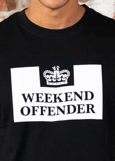 Weekend Offender T-shirts Prison - black