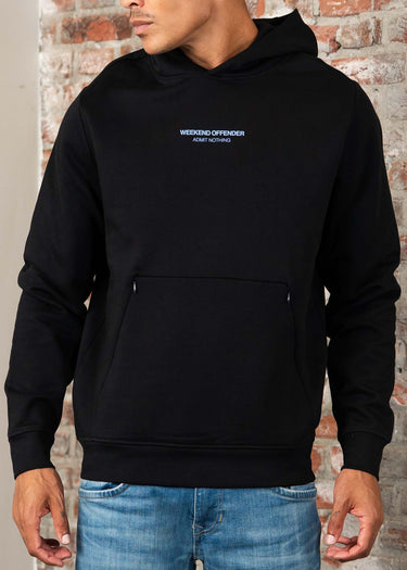 Weekend Offender Hoodies Cobain - black Blue Shadow