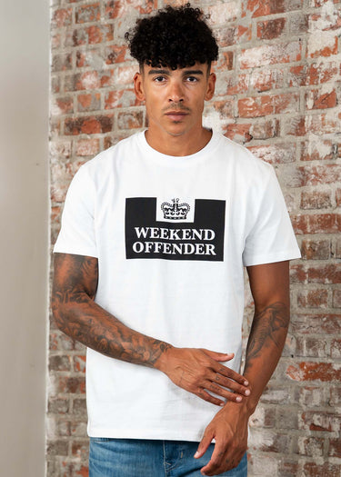 Weekend Offender T-shirts Prison - white