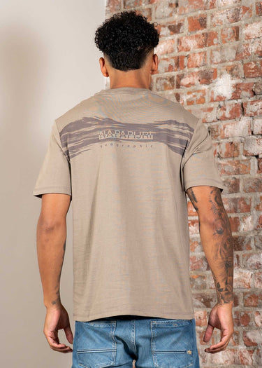 Napapijri T-shirts Back graphic t-shirt - fallen rock