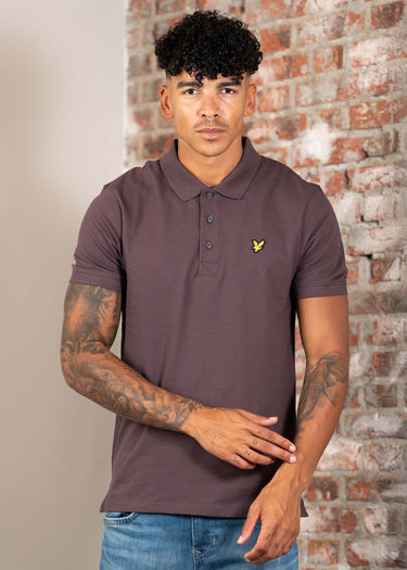 Lyle & Scott Polo's Plain polo shirt - espresso