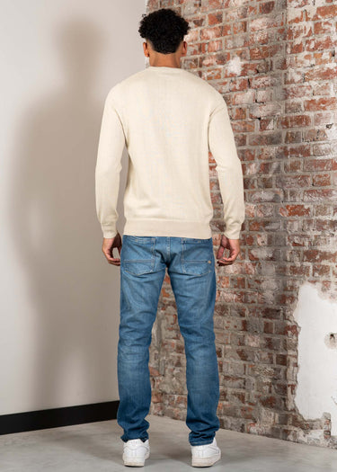 Lyle & Scott Truien Cotton merino crew neck jumper - grey taupe