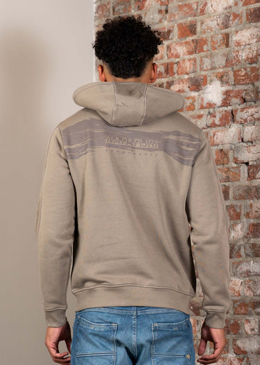 Napapijri Hoodies Back graphic hoodie - fallen rock