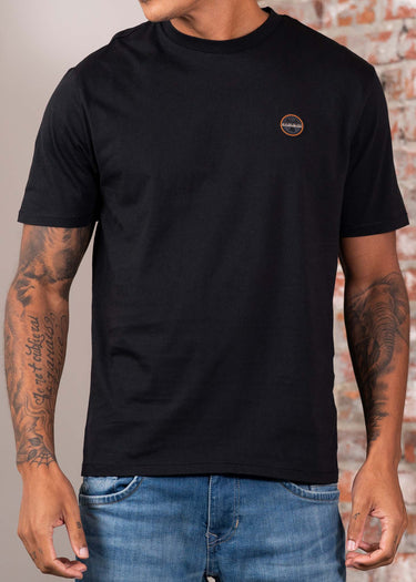 Napapijri T-shirts Badge t-shirt- black beauty