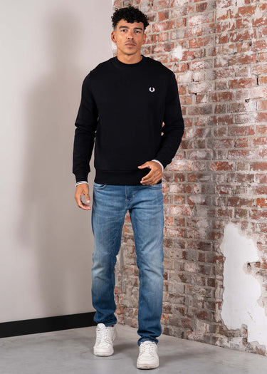 Fred Perry Truien Crew neck sweatshirt - black