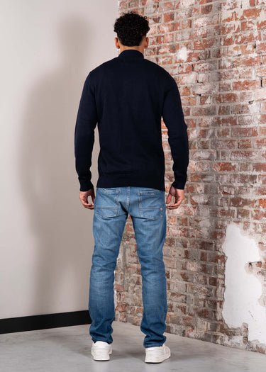 Barbour Truien Cotton half zip - navy