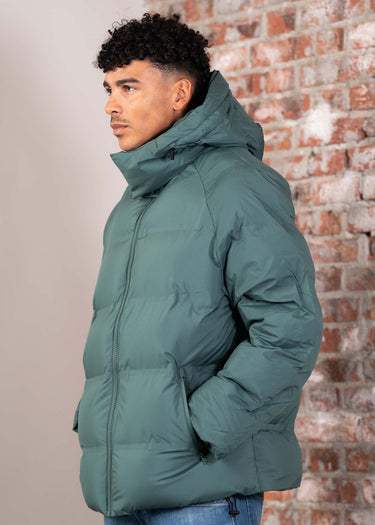 Lyle & Scott Jassen Welded wadding jacket - dark pine