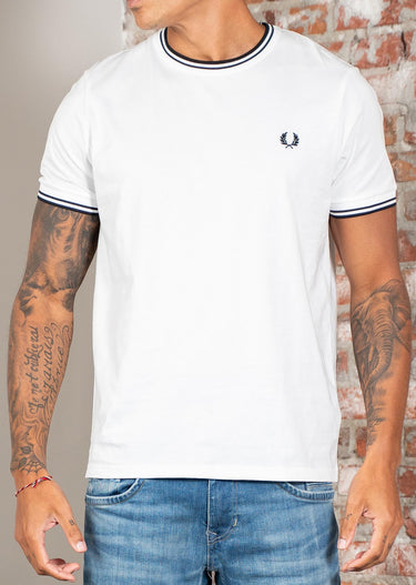 Fred Perry T-shirts Twin tipped t-shirt - white