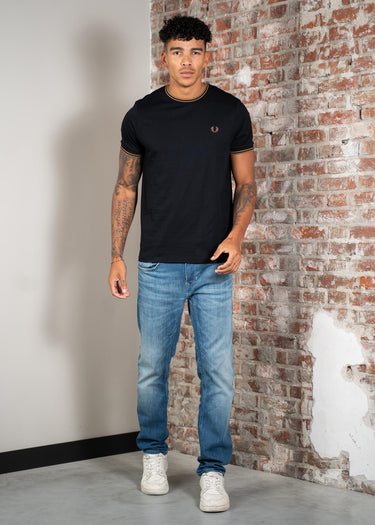 Fred Perry T-shirts Twin tipped t-shirt - black shaded stone