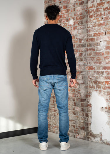 Lyle & Scott Truien Cotton merino crew neck jumper - dark navy