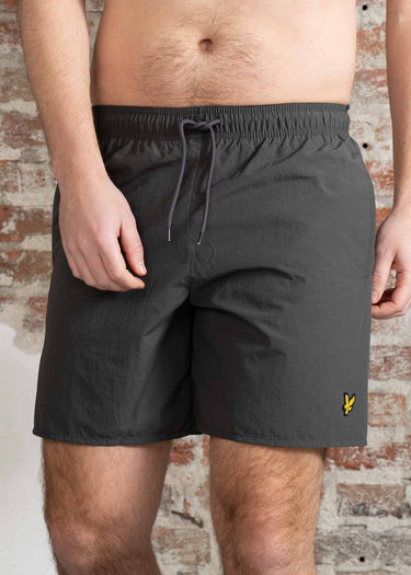 Lyle & Scott Zwembroeken Plain swimshort - gunmetal