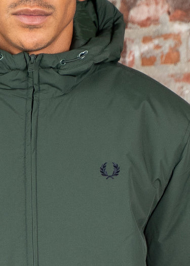 Fred Perry Jassen Hooded brentham jacket - court green