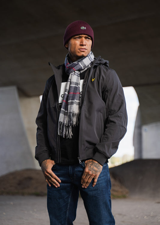 Barbour Sjaals  Yaxley tartan scarf - blue granite 