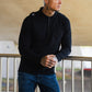 MA.Strum Polo's  Ls jersey zip polo - black 