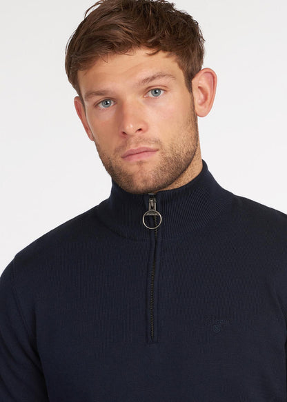 Barbour Truien  Cotton half zip - navy 