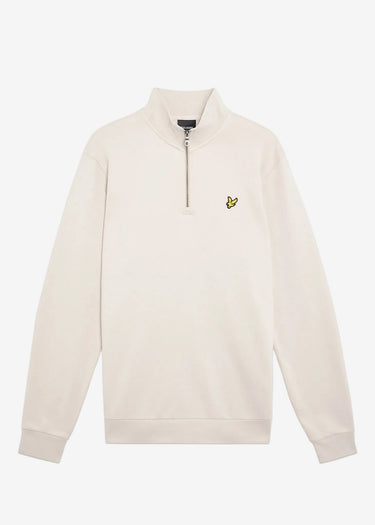 Lyle & Scott Truien Loopback quarter zip sweat - cove