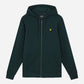 Lyle & Scott Vesten  Zip through hoodie - dark green 