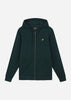 Lyle & Scott Vesten  Zip through hoodie - dark green 