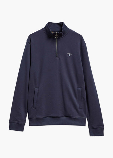 Barbour Truien Barbour desmond half zip sweat - navy