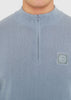 Marshall Artist Truien A Siren knitted 1/4 zip - nardo grey