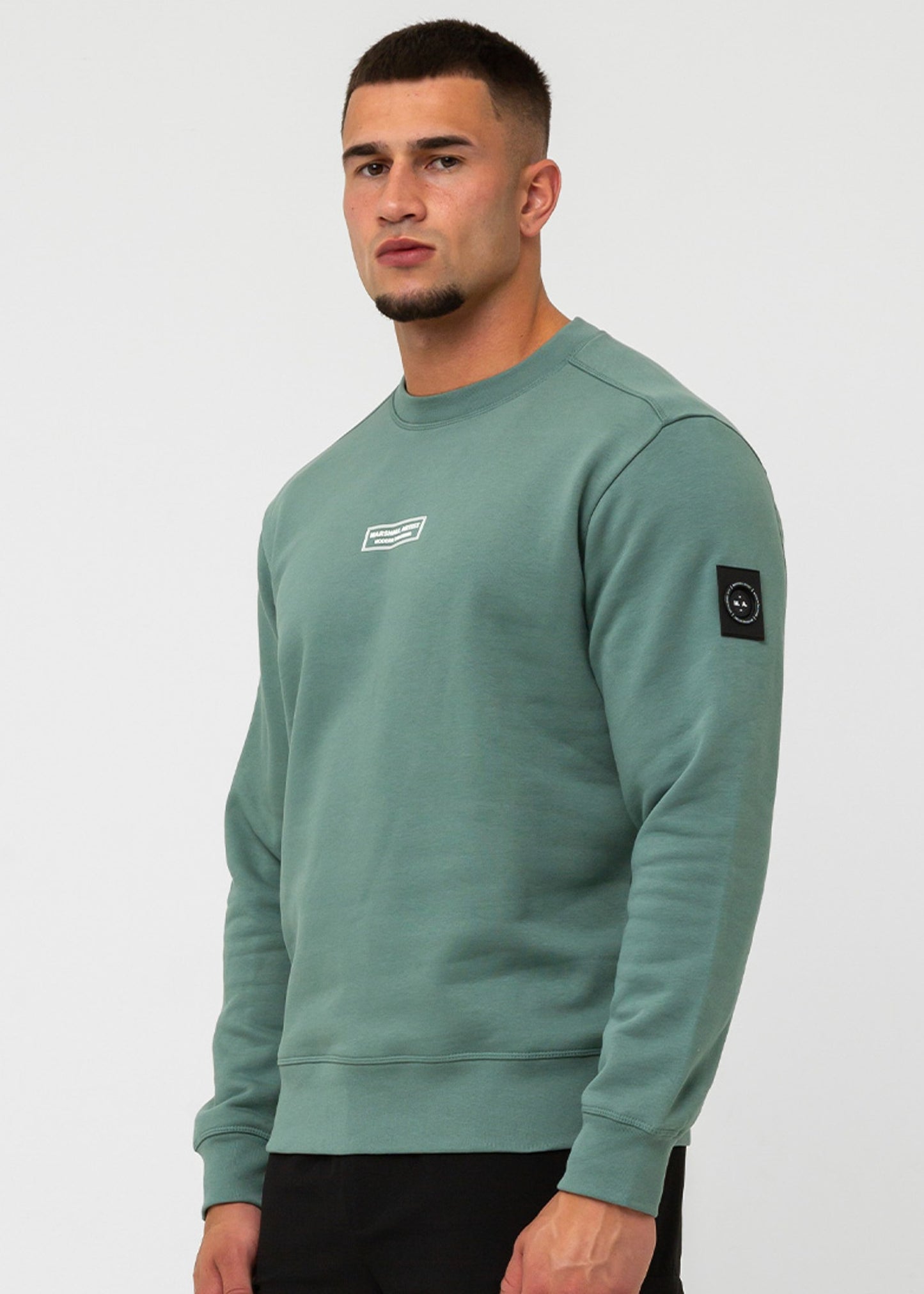 Marshall Artist Truien  Siren crewneck - atlantic green 