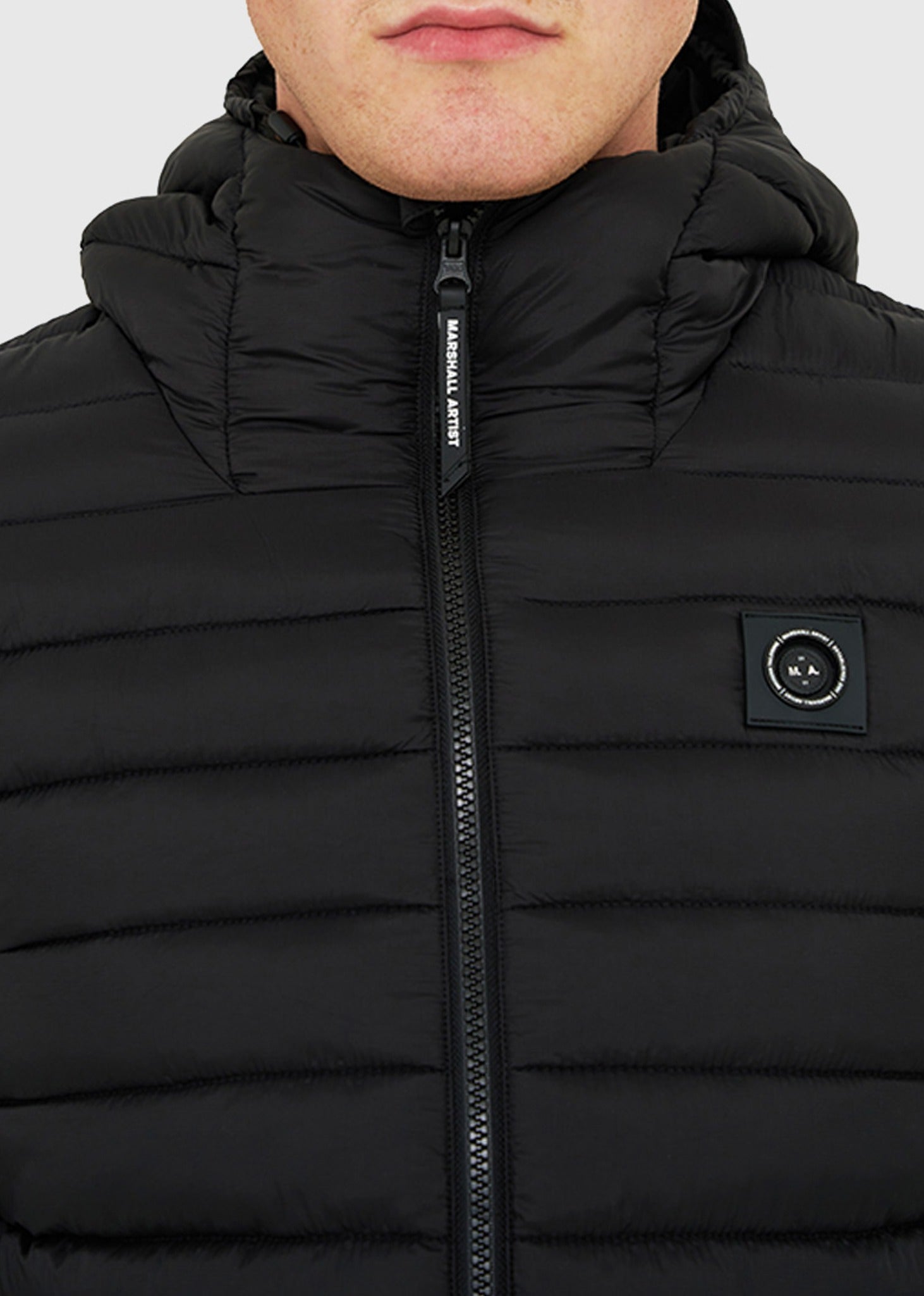 Marshall Artist Jassen  Cascade bubble jacket - black 