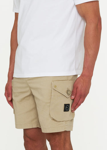 Marshall Artist Korte Broeken Arniston cargo short - stone