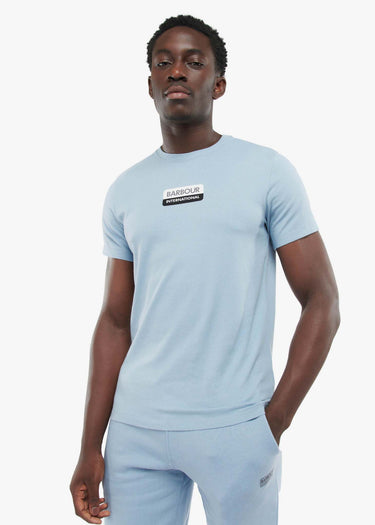Barbour International T-shirts  Bennet tee - powder blue 