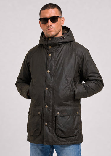 Barbour Jassen Barbour bedale wax parka - olive