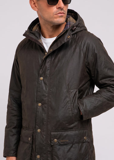 Barbour Jassen Barbour bedale wax parka - olive