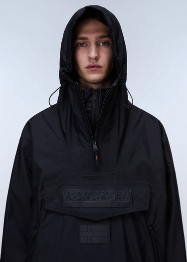 Napapijri Jassen Lightweight Packable Rainforest Overhead rf next Jacket - black beauty