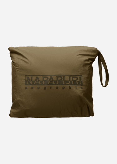 Napapijri Jassen Lightweight Packable Rainforest Overhead rf next Jacket - dark olive