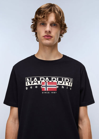 Napapijri T-shirts S aylmer - black