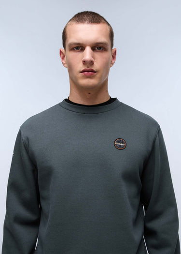 Napapijri Truien Badge crewneck sweater - green urban (Copy)