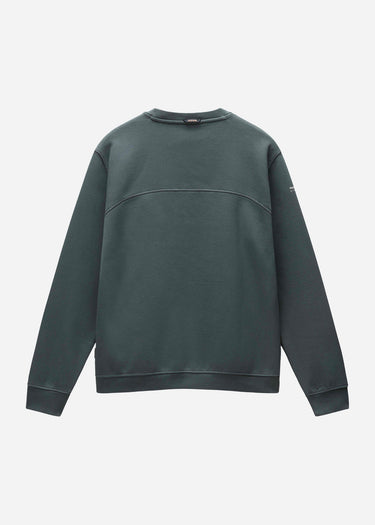 Napapijri Truien Badge crewneck sweater - green urban (Copy)