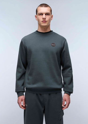 Napapijri Truien Badge crewneck sweater - green urban (Copy)