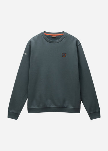 Napapijri Truien Badge crewneck sweater - green urban (Copy)