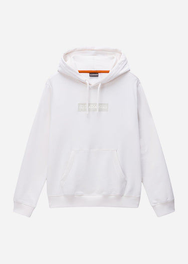 Napapijri Hoodies B box logo h 1 - white whisper