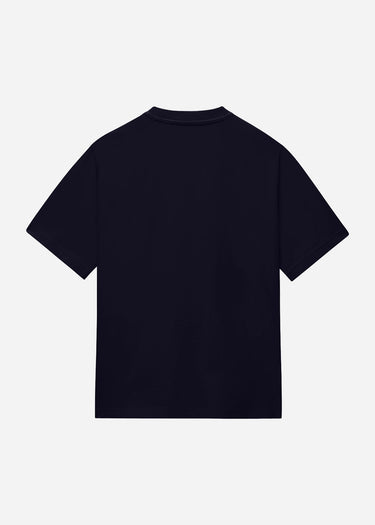 Napapijri T-shirts S box logo SS 1 - blu marine