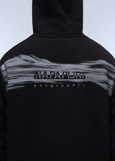 Napapijri Hoodies Back graphic hoodie - black beauty