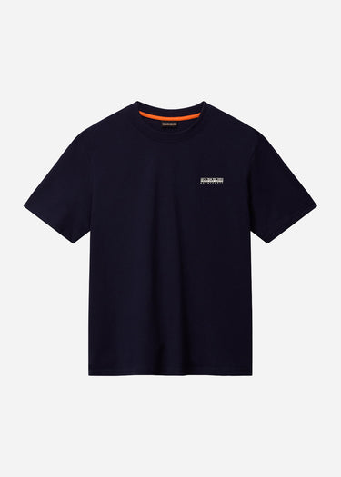 Napapijri T-shirts S small box ss - blu marine