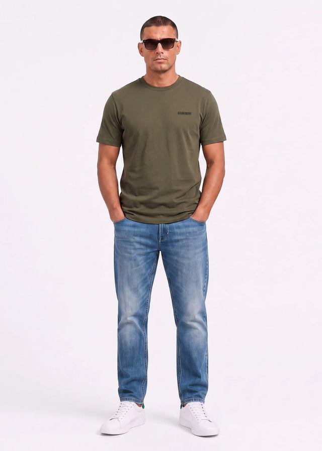 Napapijri T-Shirts S yourte ss - olive night
