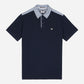 Weekend Offender Polo's  Costa - navy blue house check 