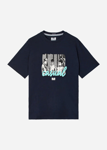 Weekend Offender T-shirts Terrace - navy