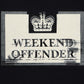 Weekend Offender T-shirts  Bonpensiero - black 